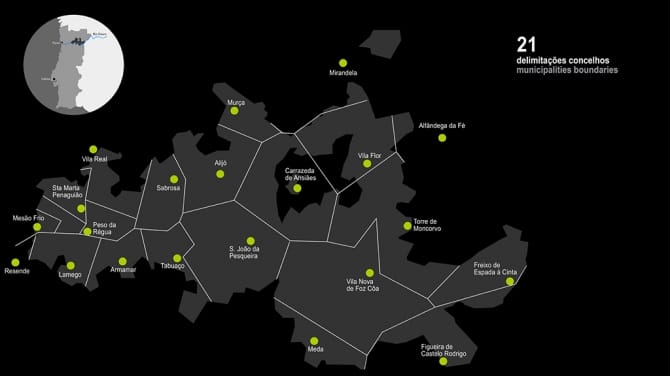 21 delimitações concelhos